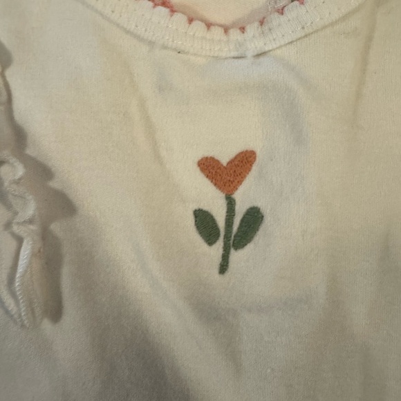 5 PACK! Pink and White Bodysuits Soft Cotton One Pieces - Picture 15 of 16